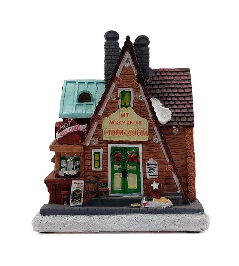 Wizardi; Wonderland's Cider and Cocoa Christmas Village Wizardi F07-N1-10-2321A; Category:Christmas Tabletop Decor; Image:1